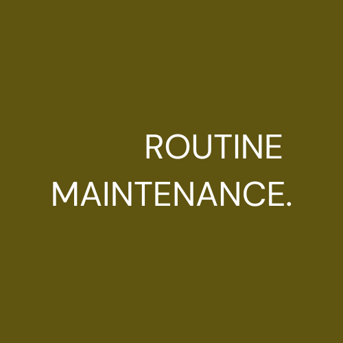 Routine Maintenance